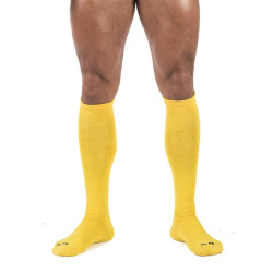 Mr B - Mister B Chaussettes hautes Foot Socks Jaune